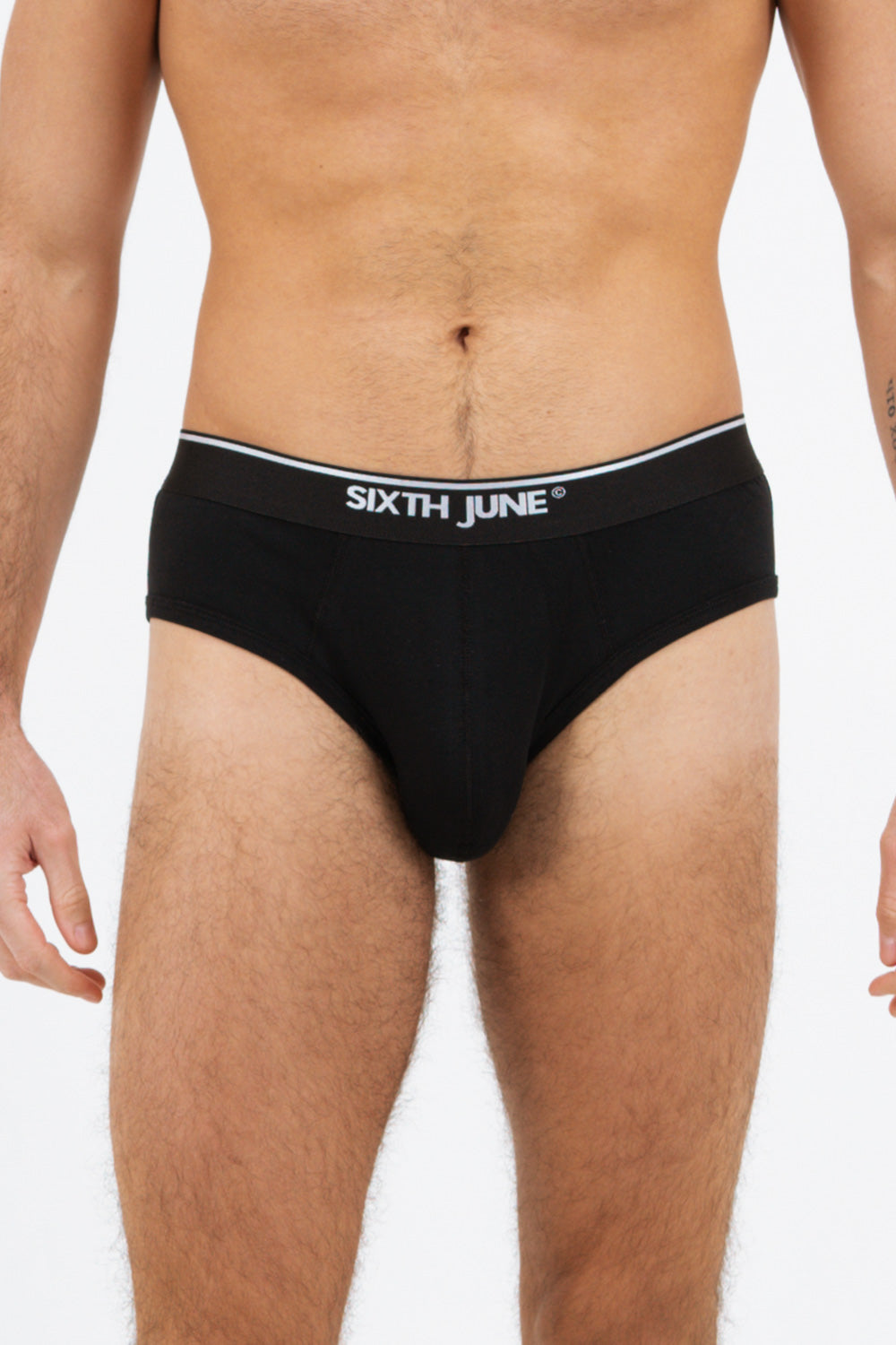 Sixth June - Slip uni bande Noir