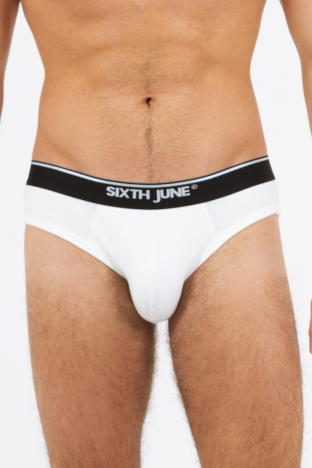 Sixth June - Slip uni bande Blanc cassé