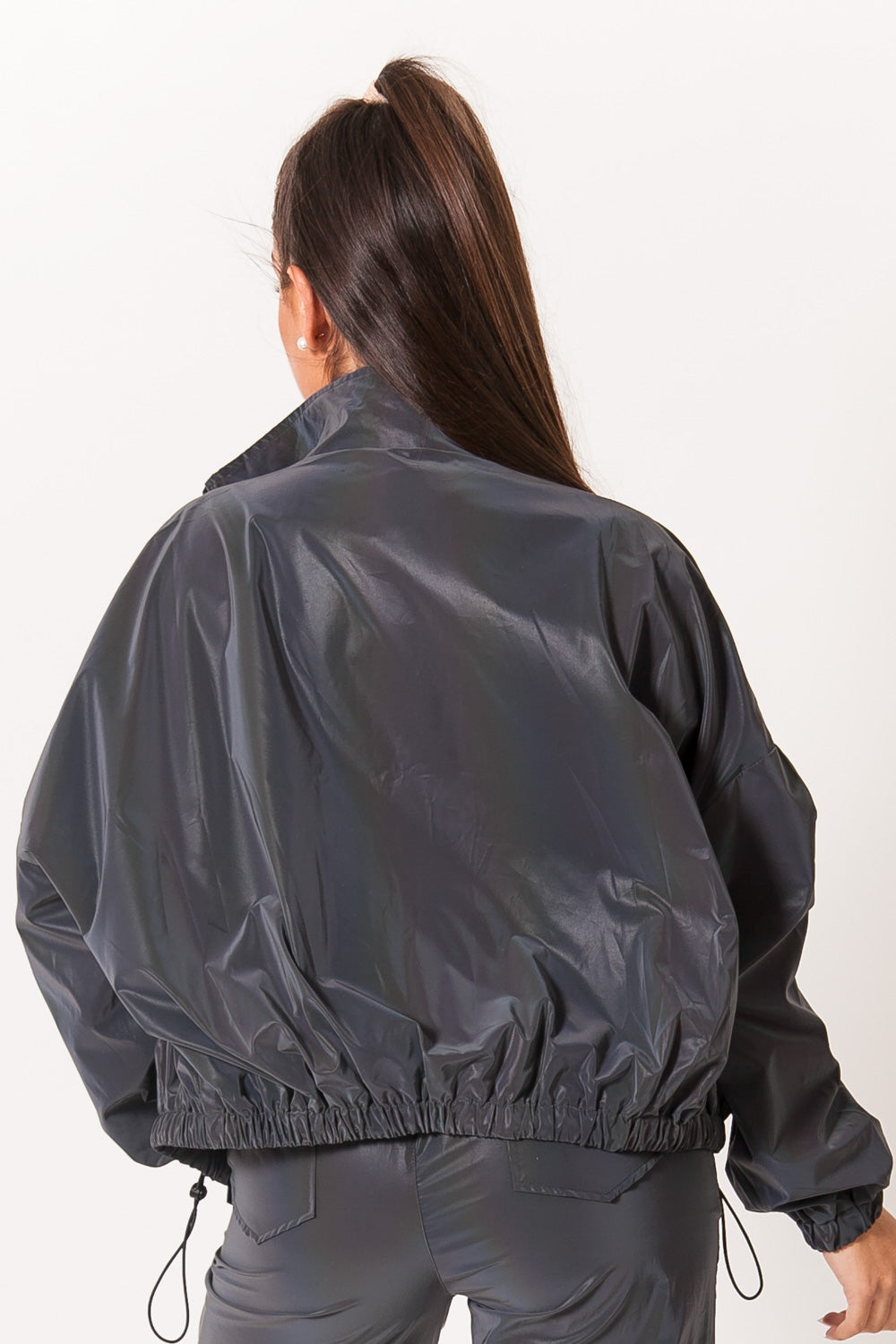 Sixth June - Veste pétrole réfléchissante noir