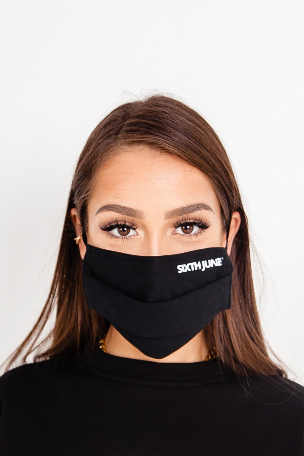 Sixth June - Masque logo noir