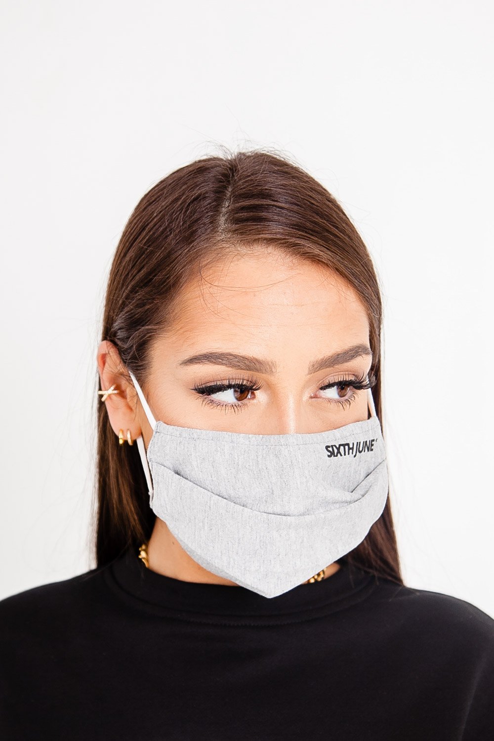 Sixth June - Masque logo gris