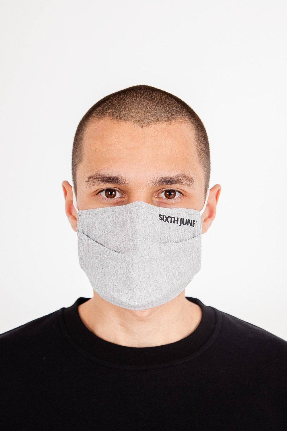 Sixth June - Masque logo gris