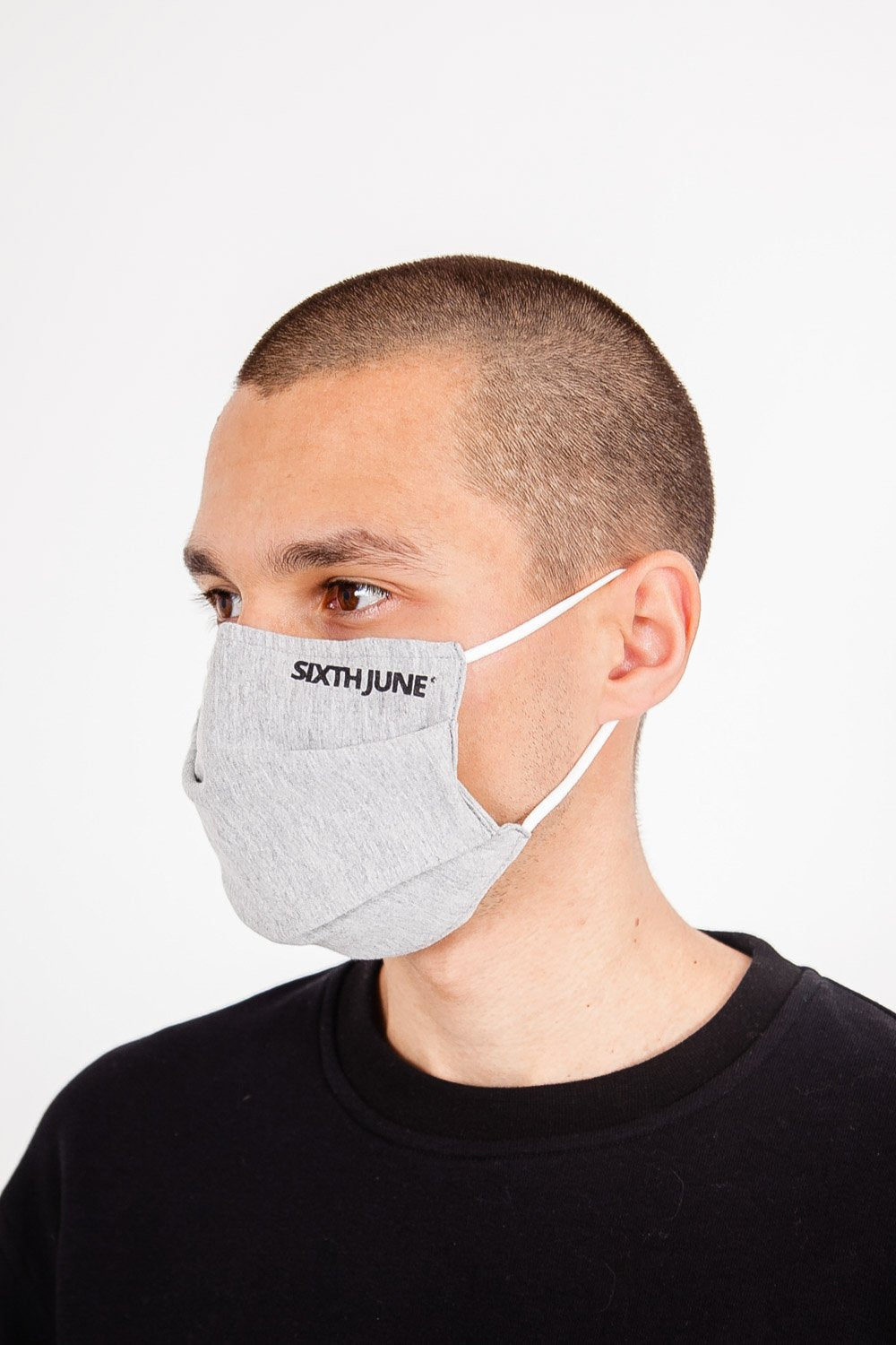 Sixth June - Masque logo gris