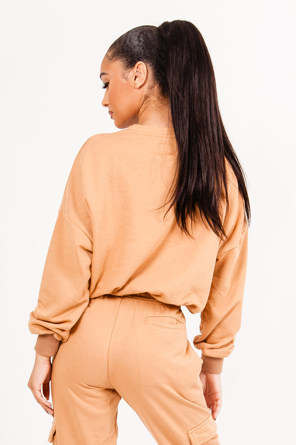 Sixth June - Sweatshirt poches cargo Beige