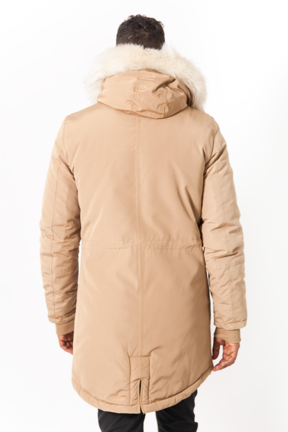 Sixth June - Parka nylon doublure fourrure beige