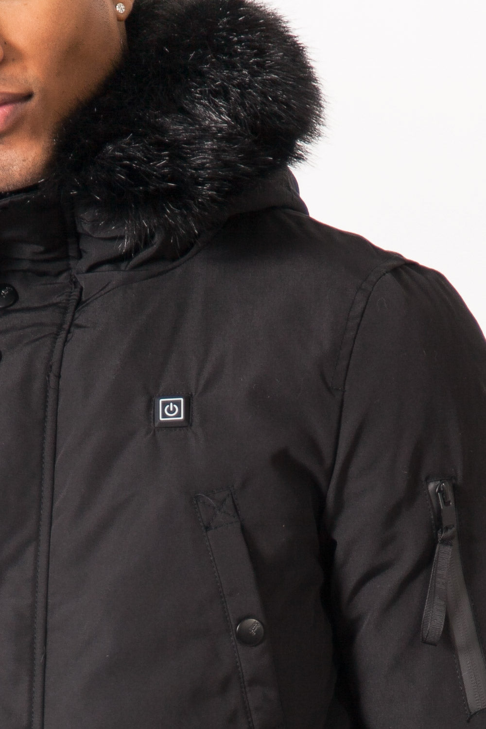 Sixth June - Parka chauffante noir