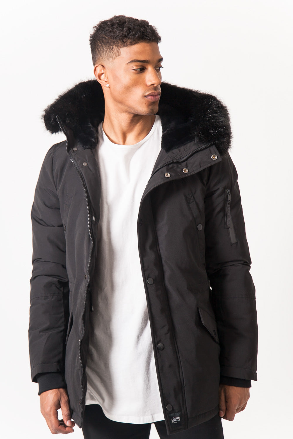 Sixth June - Parka chauffante noir