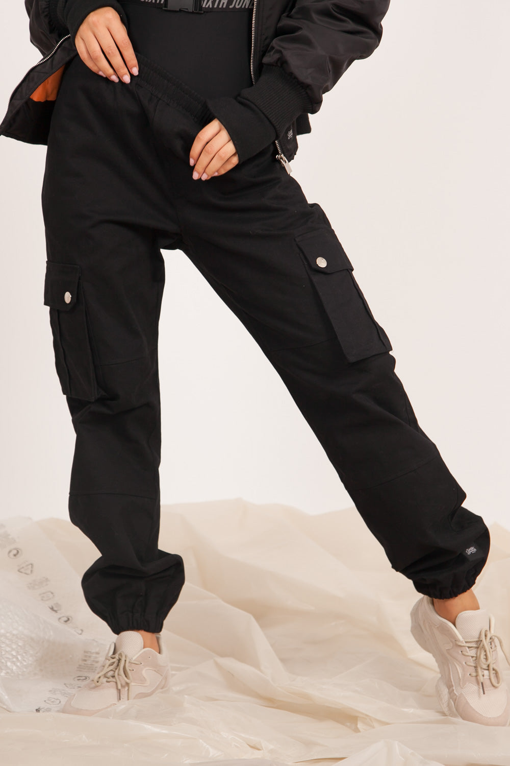 Sixth June - Pantalon cargo large noir