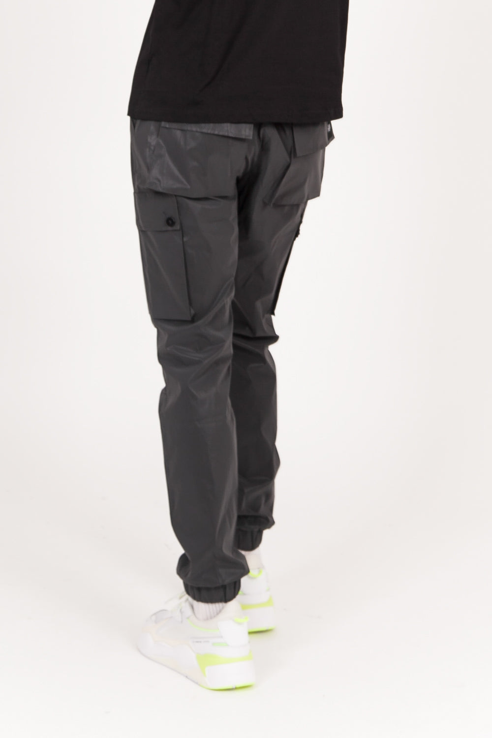 Sixth June - Pantalon cargo réfléchissant logo noir