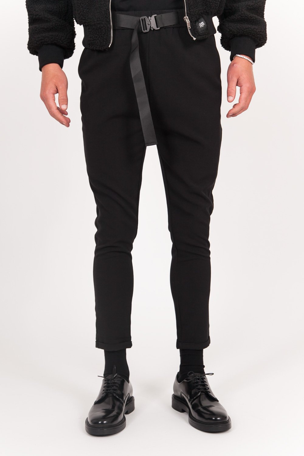 Sixth June - Pantalon toile ceinture 7/8 noir