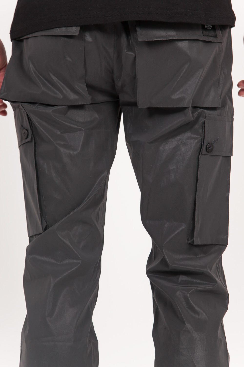 Sixth June - Pantalon cargo réfléchissant logo noir