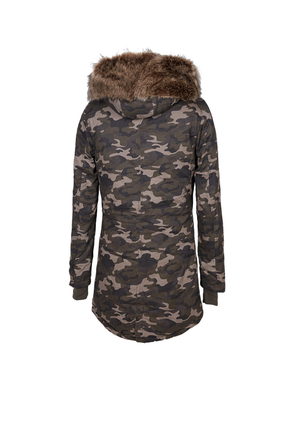 Sixth June - Parka doublure fourrure camouflage beige