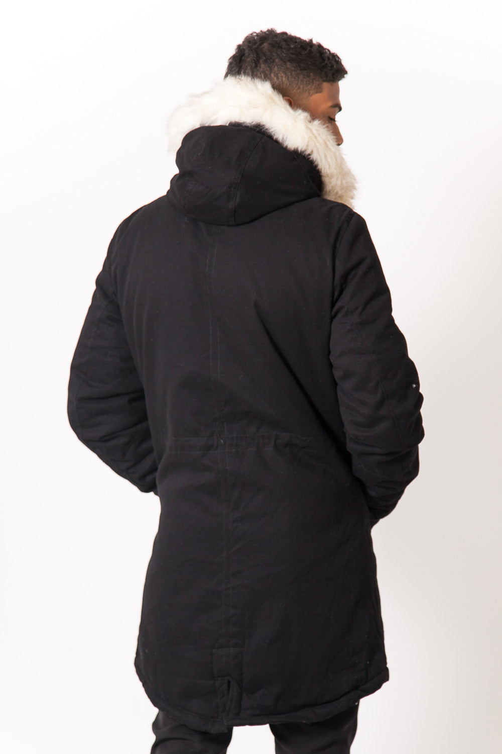 Sixth June - Parka doublure fourrure noir beige