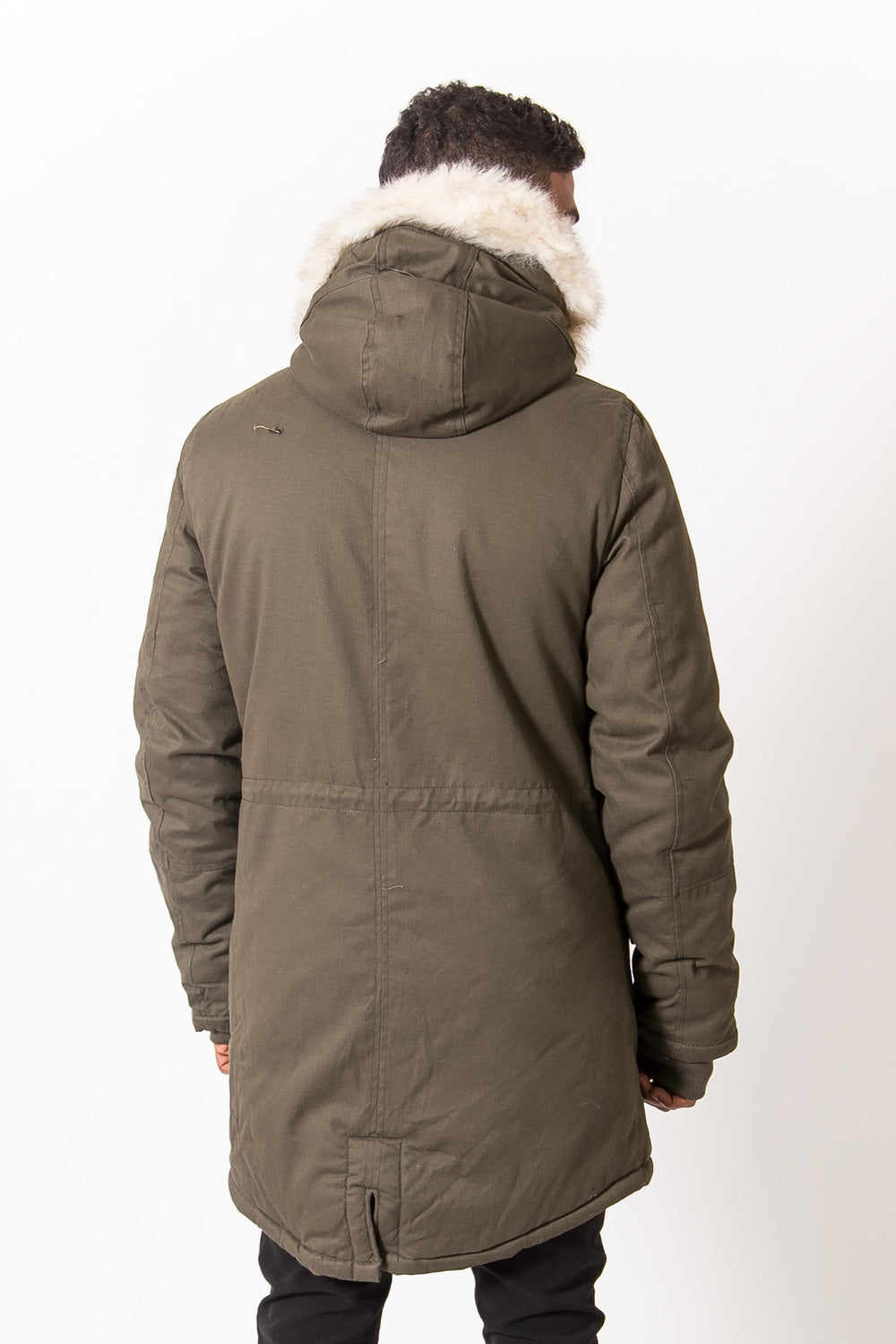 Sixth June - Parka doublure fourrure kaki beige