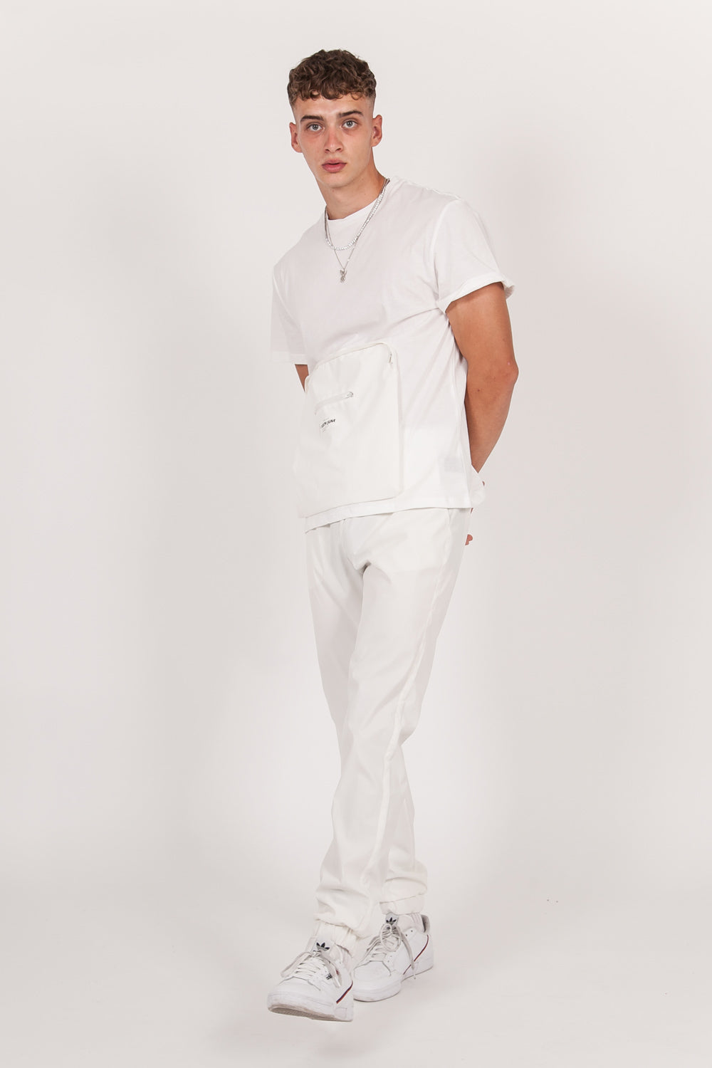 Sixth June - T-shirt réfléchissant grande poche blanc