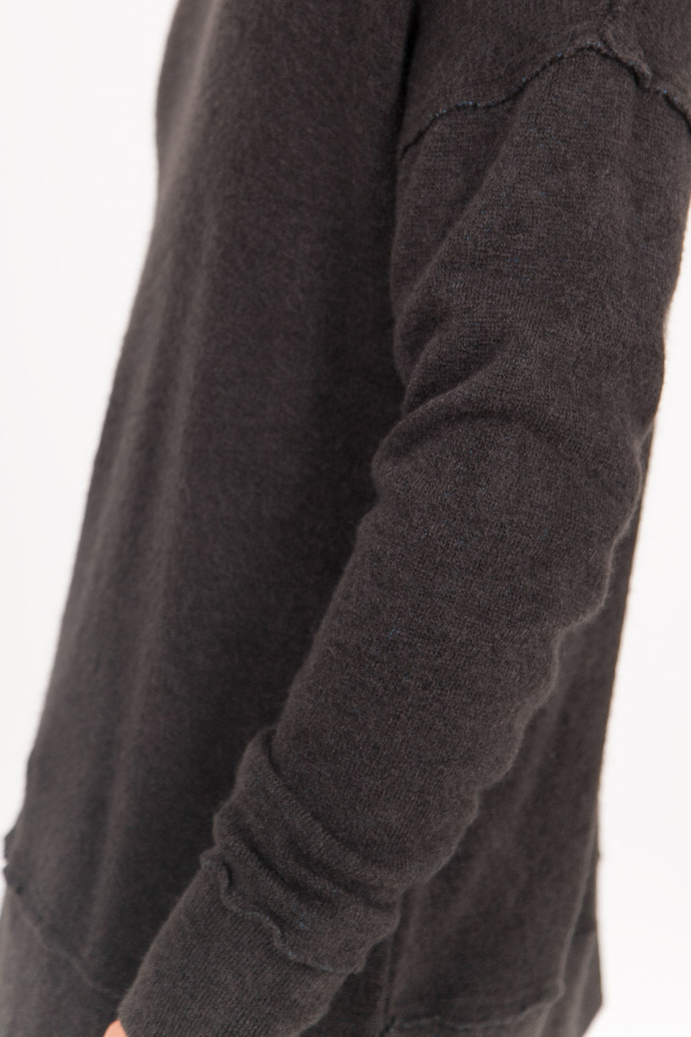 Sixth June - Sweat maille bouclée noir M2201KKN