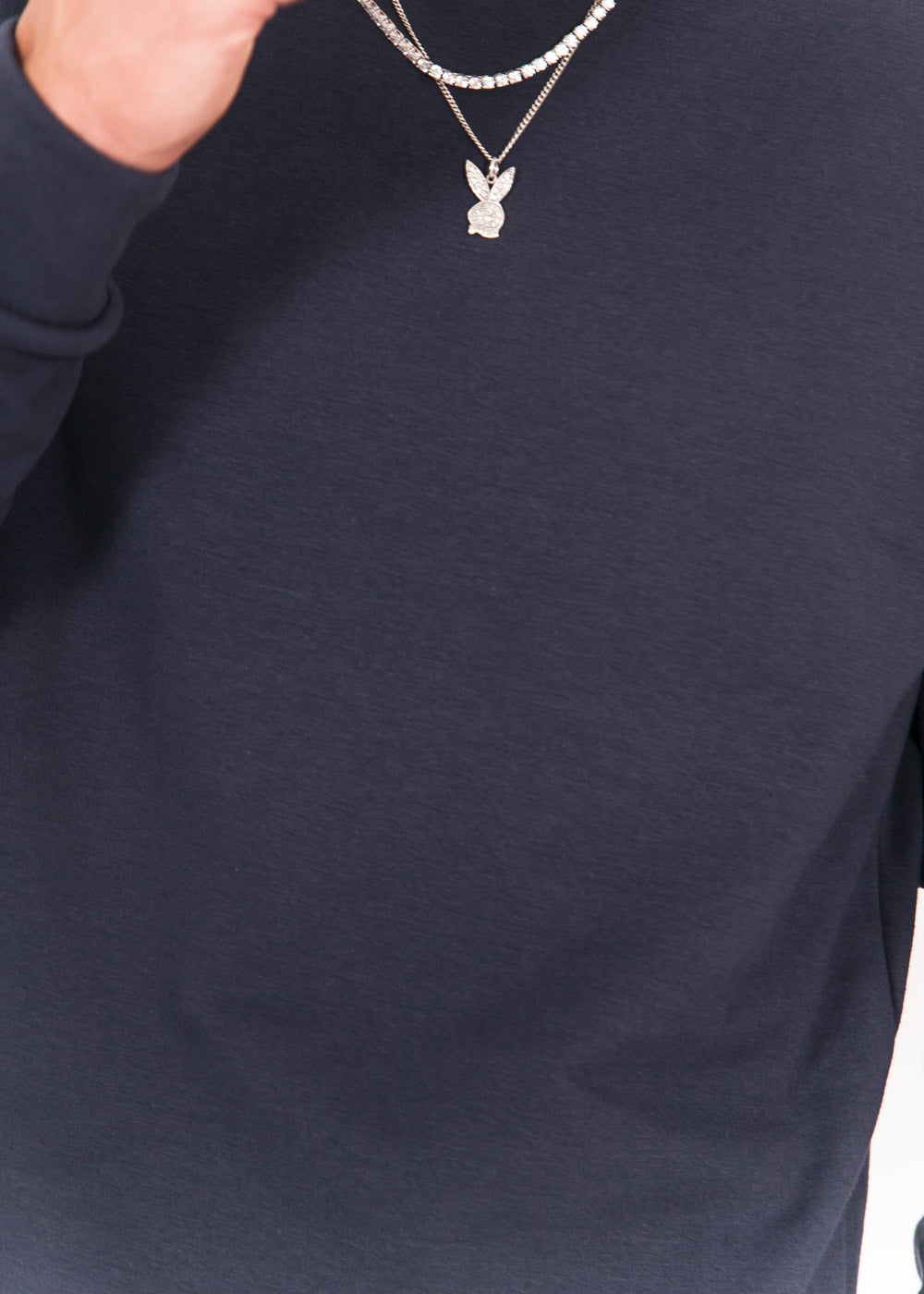 Sixth June - Sweat-shirt col rond classique Sixth June bleu foncé