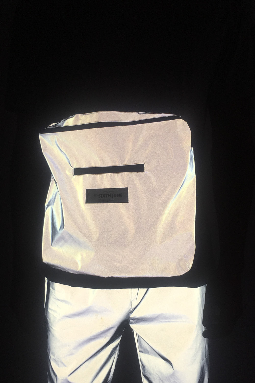 Sixth June - T-shirt réfléchissant grande poche gris