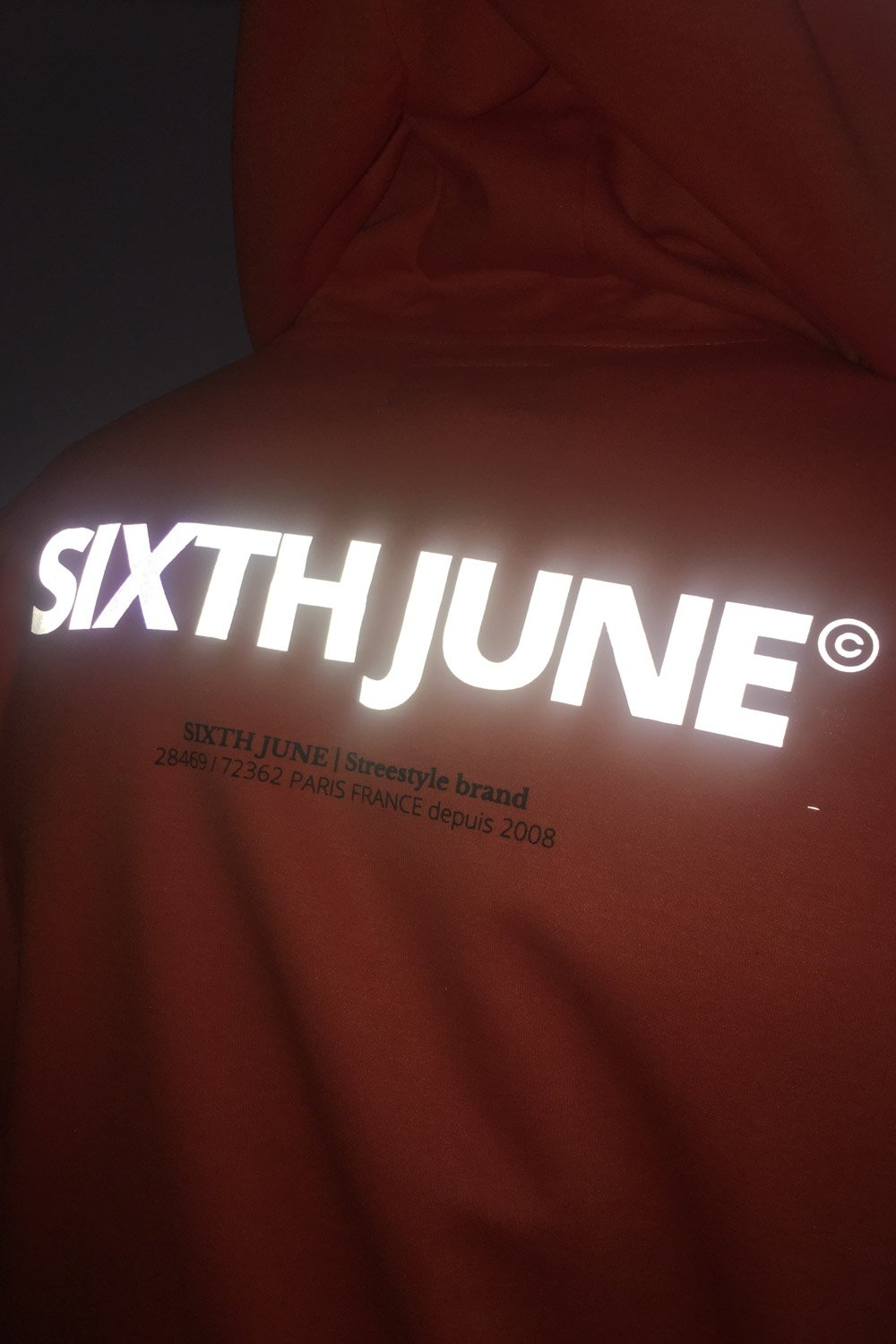 Sixth June - Sweat capuche aluminium orange