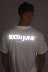 Sixth June - T-shirt réfléchissant grande poche blanc