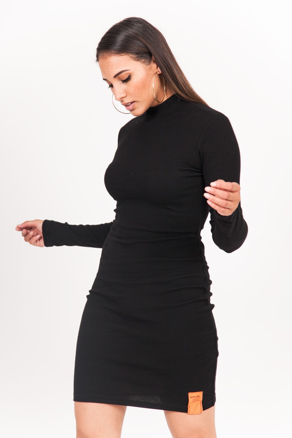 Sixth June - Robe manches longues logo noir