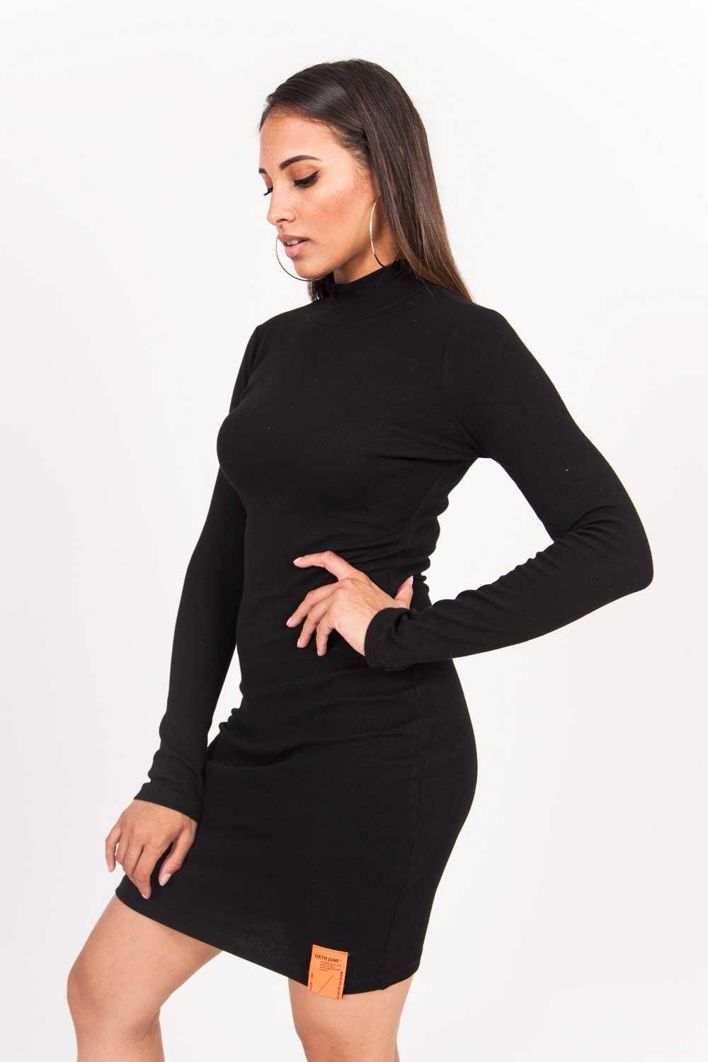 Sixth June - Robe manches longues logo noir