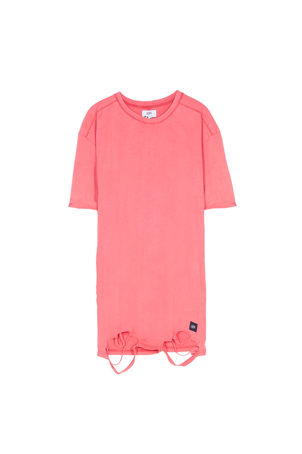 Sixth June - Robe t-shirt déchirée rose foncé