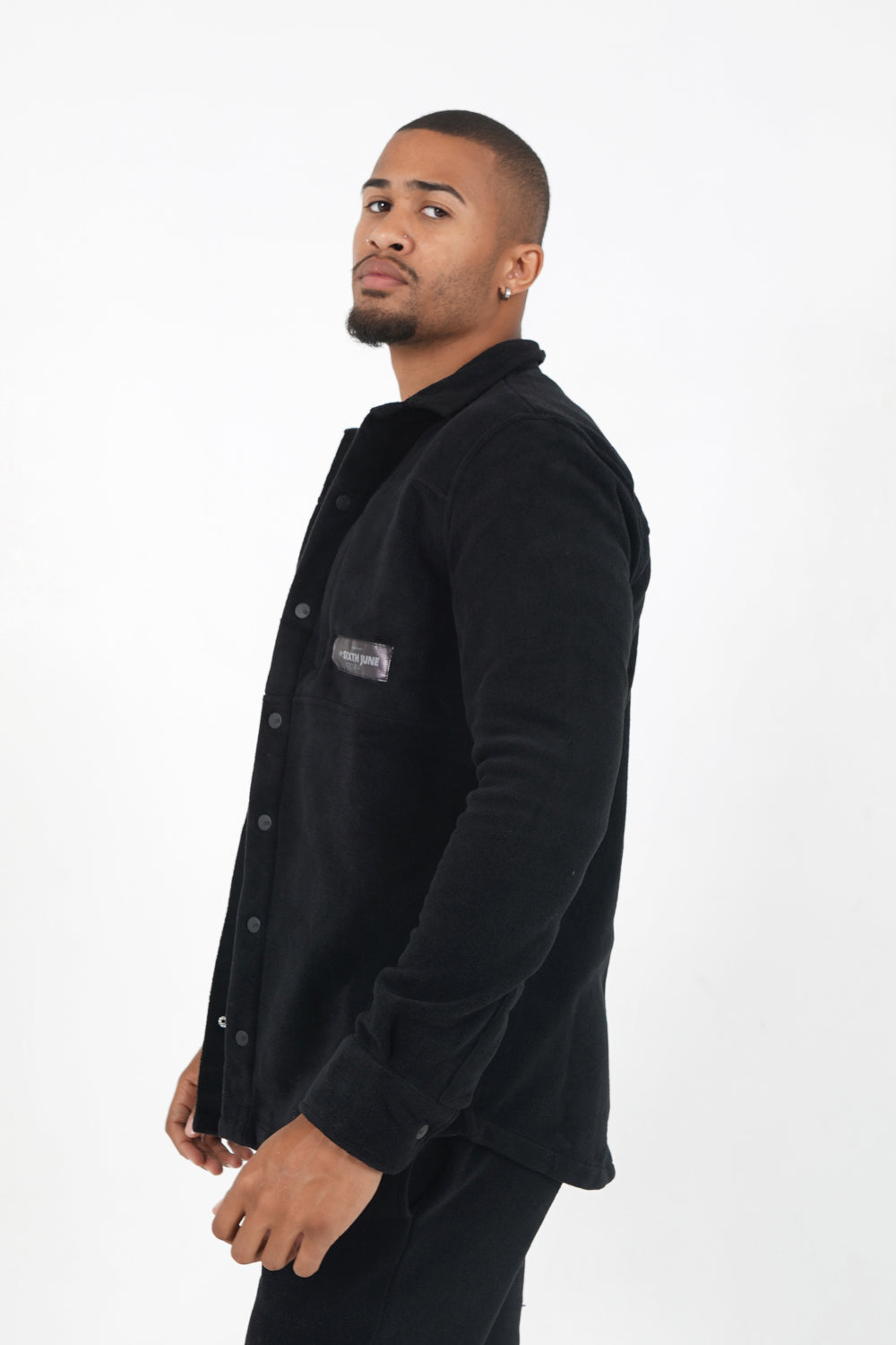 Sixth June - Surchemise polaire boutons Noir