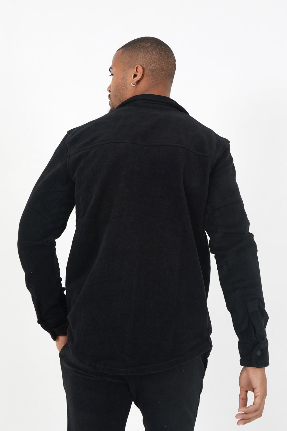 Sixth June - Surchemise polaire boutons Noir