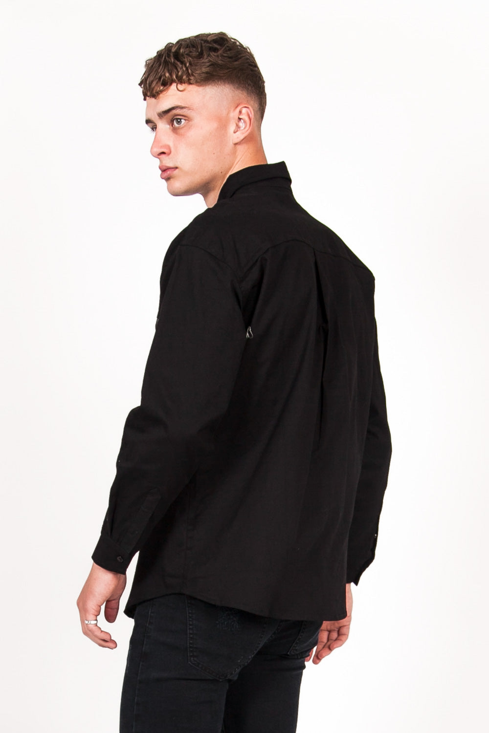 Sixth June - Chemise streetstyle bande réfléchissante noir