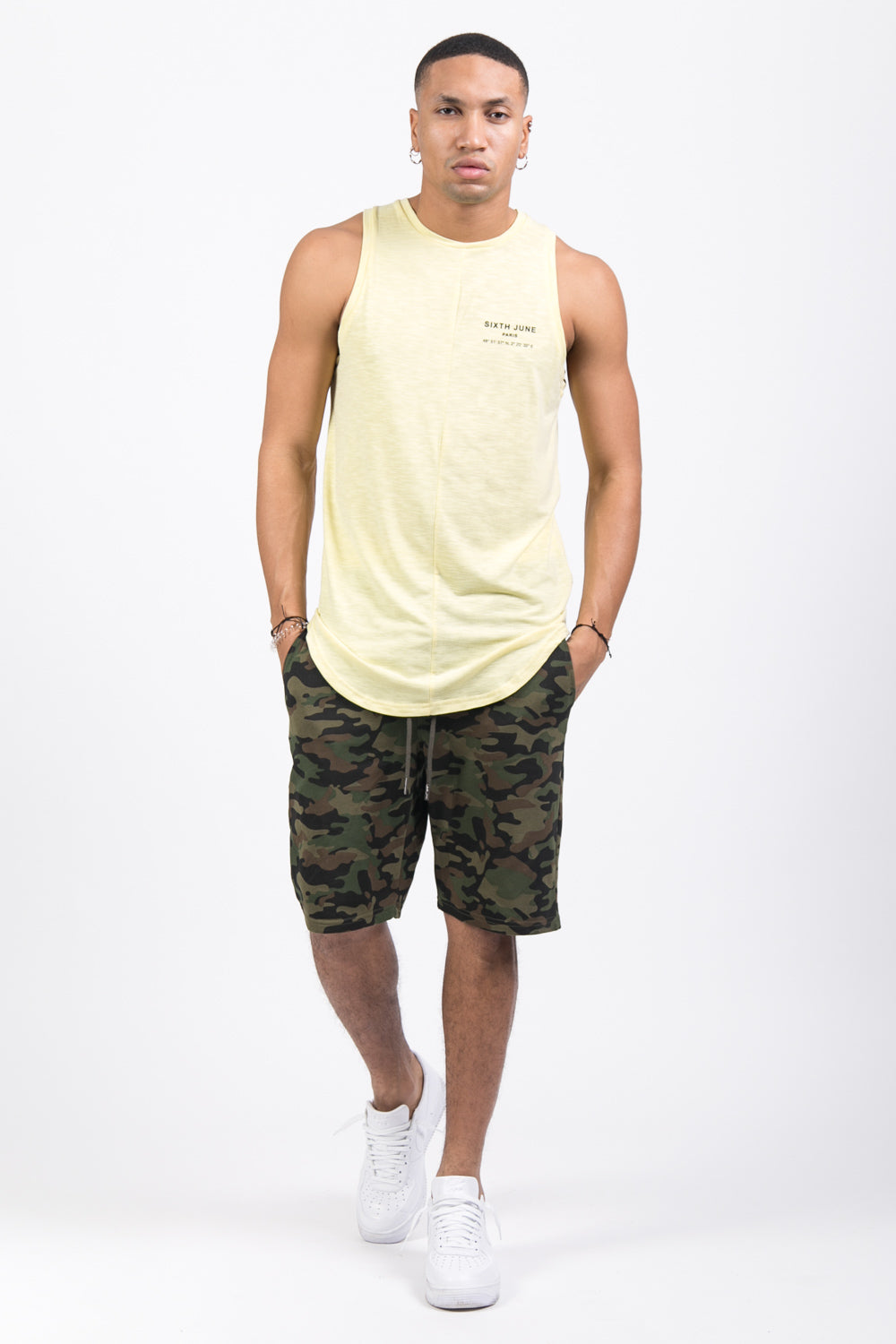 Sixth June - Débardeur Paris GPS jaune