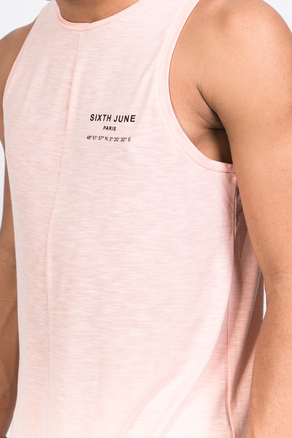 Sixth June - Débardeur Paris GPS rose