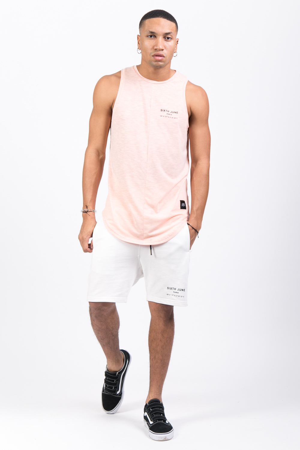 Sixth June - Débardeur Paris GPS rose