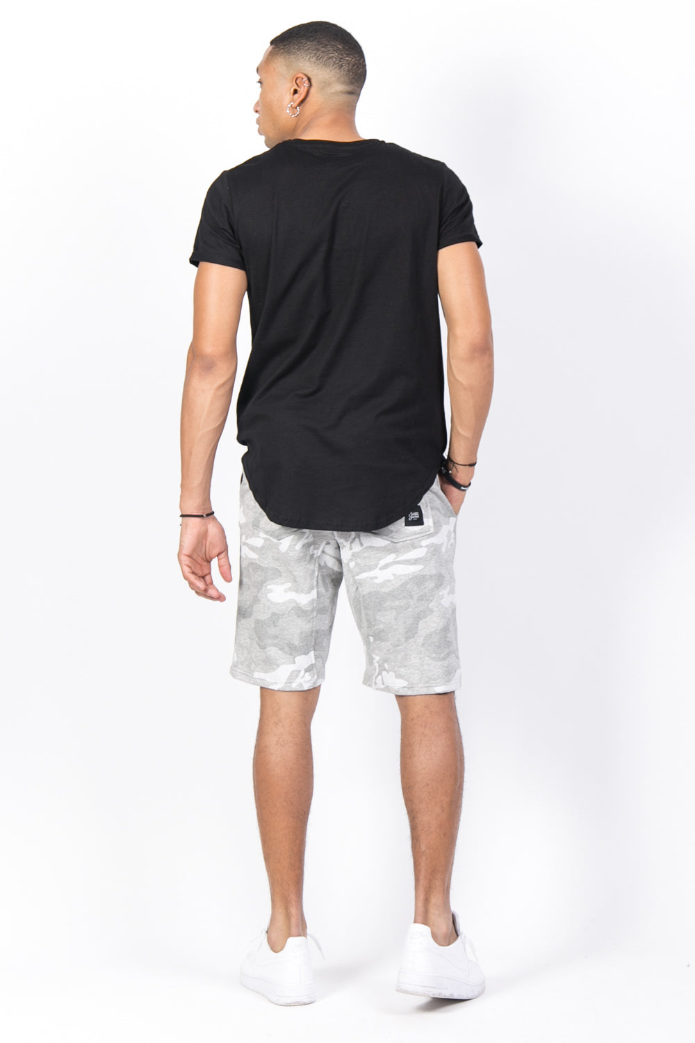 Sixth June - Short camouflage sport gris