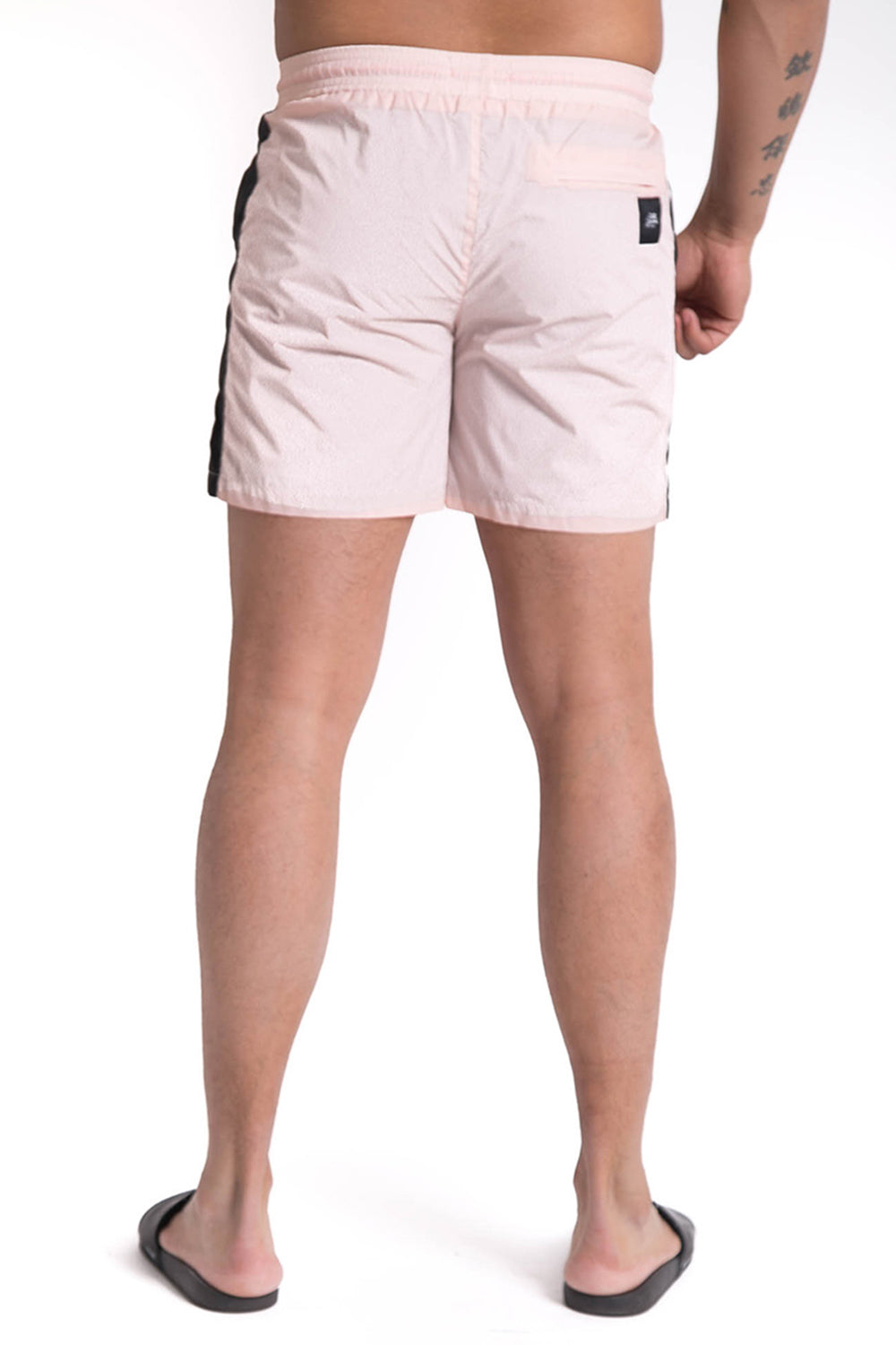 Sixth June - Maillot de bain bicolore bandes rose noir