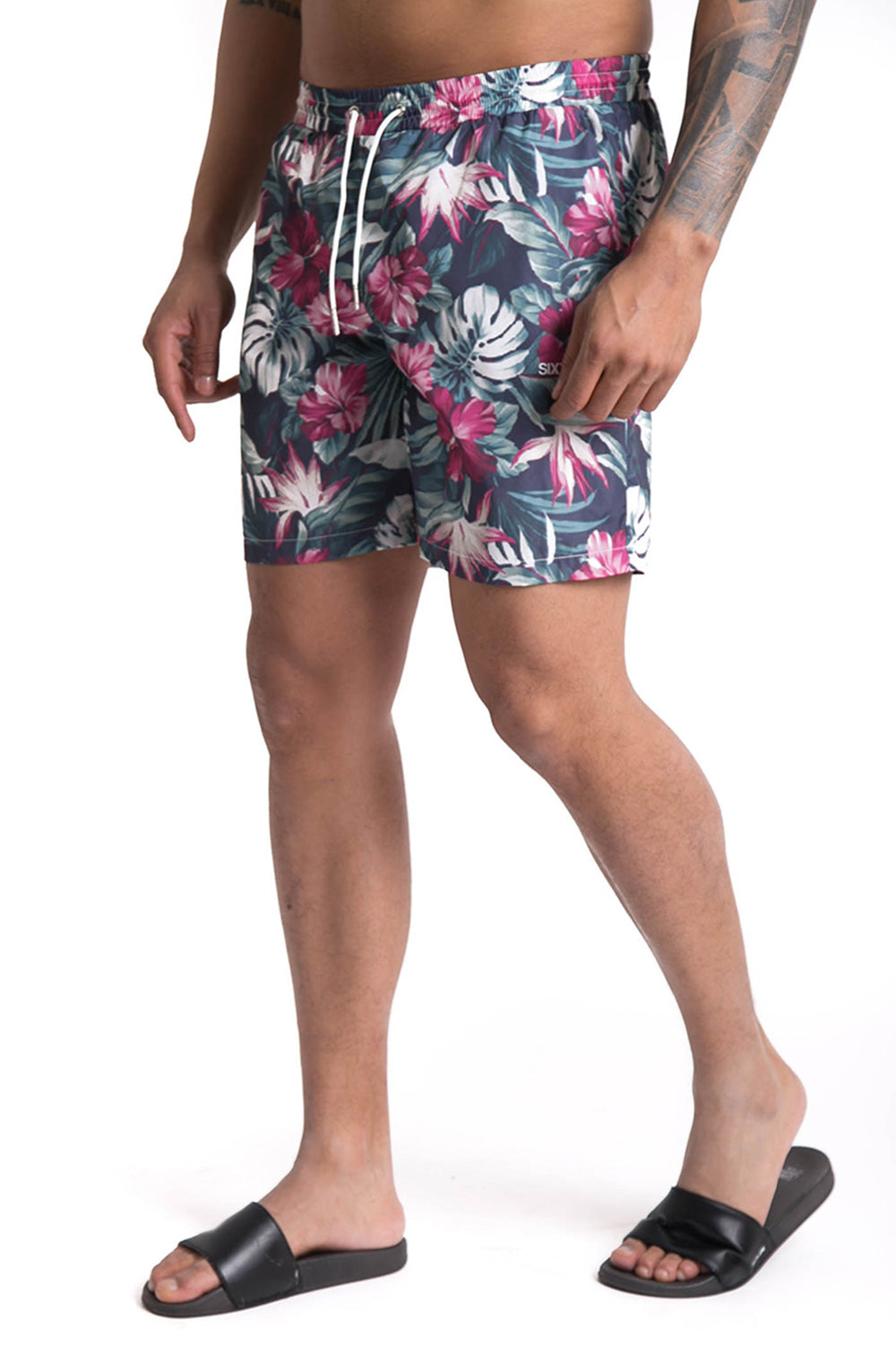 Sixth June - Maillot de bain tropical vert rose