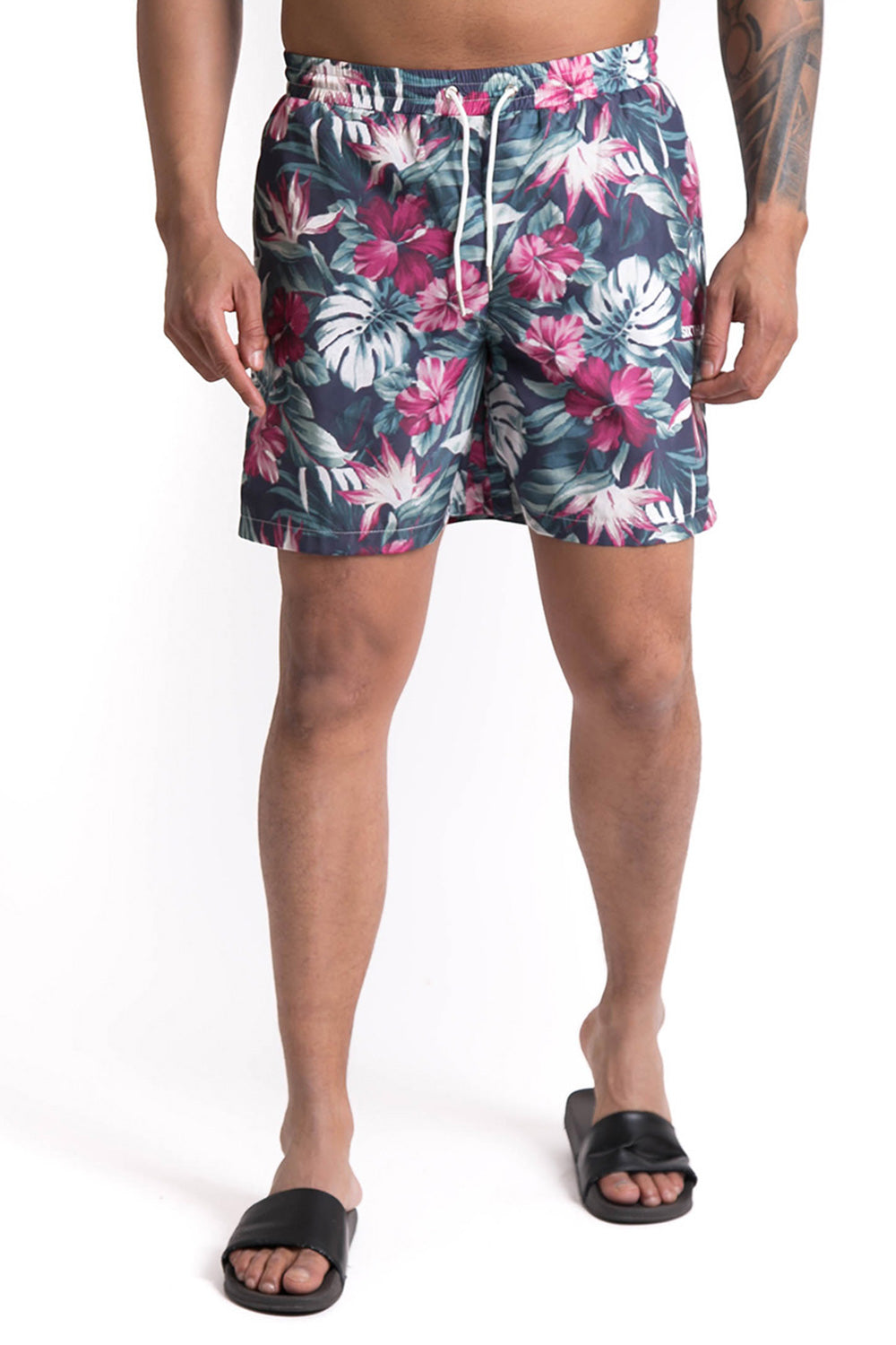 Sixth June - Maillot de bain tropical vert rose