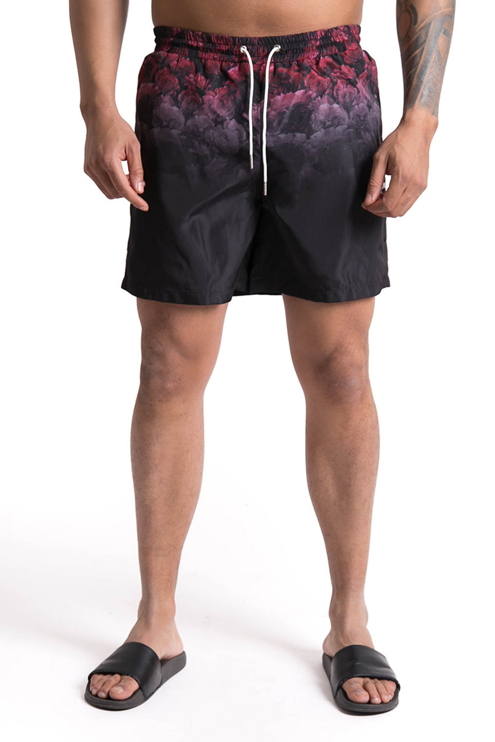 Sixth June - Maillot de bain roses noir rouge