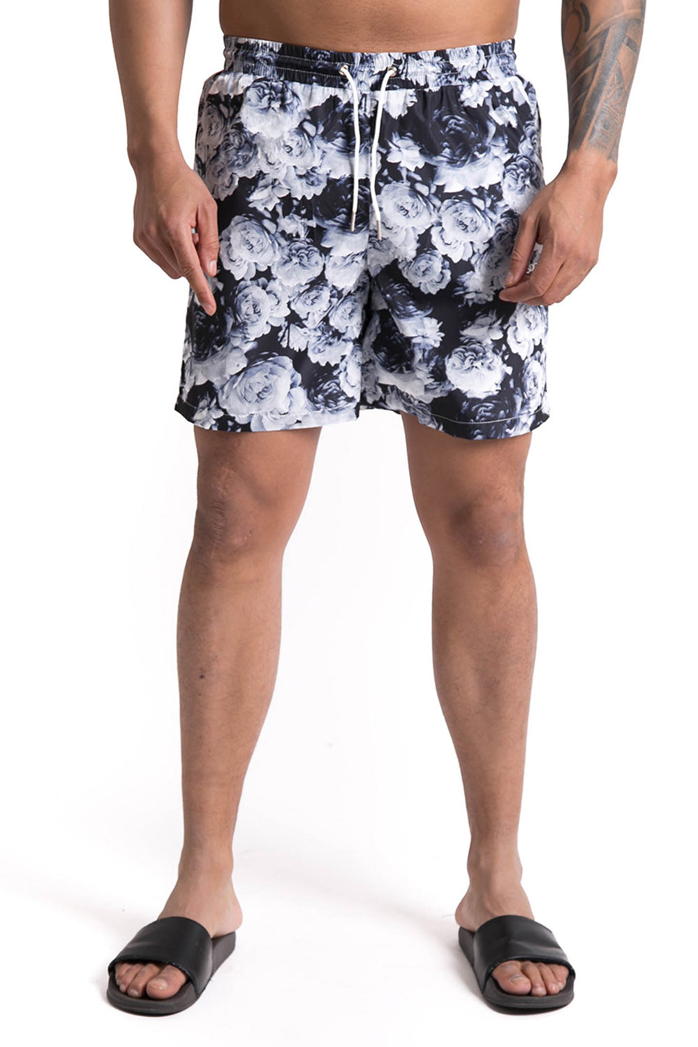 Sixth June - Maillot de bain roses Sixth June blanc noir