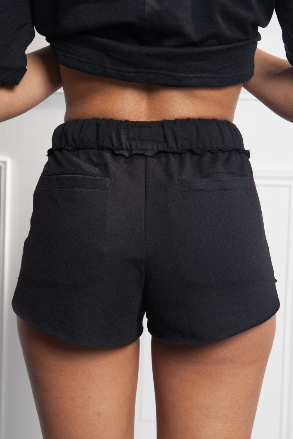 Sixth June - Short logo patch Noir