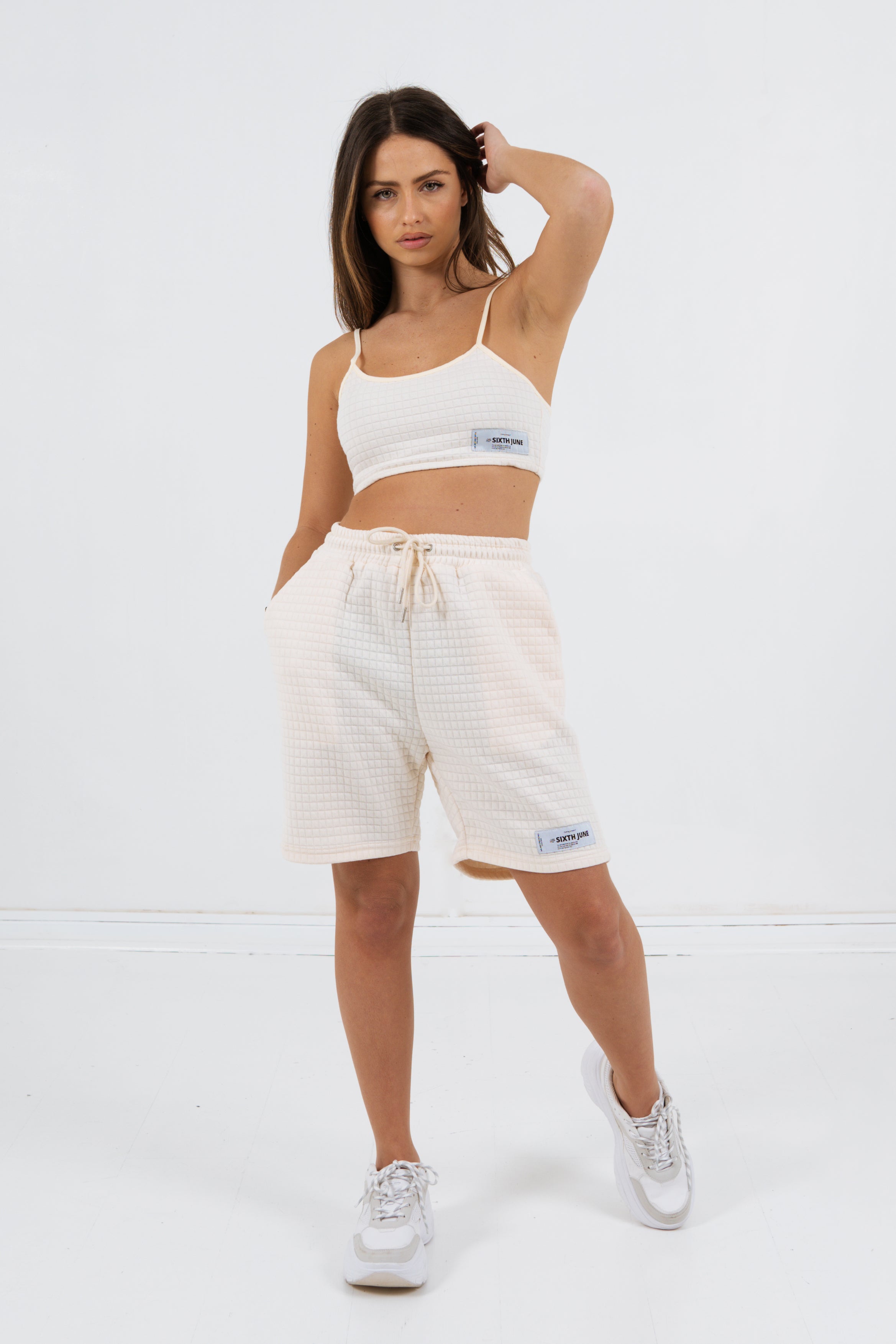 Sixth June - Short gauffré confort jaune