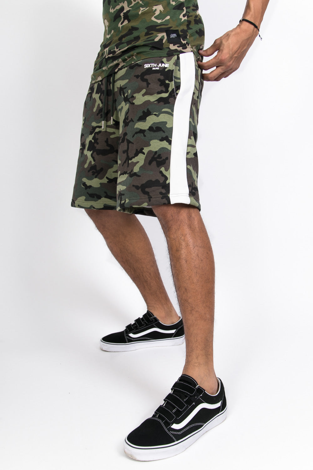 Sixth June - Short camouflage bandes vert