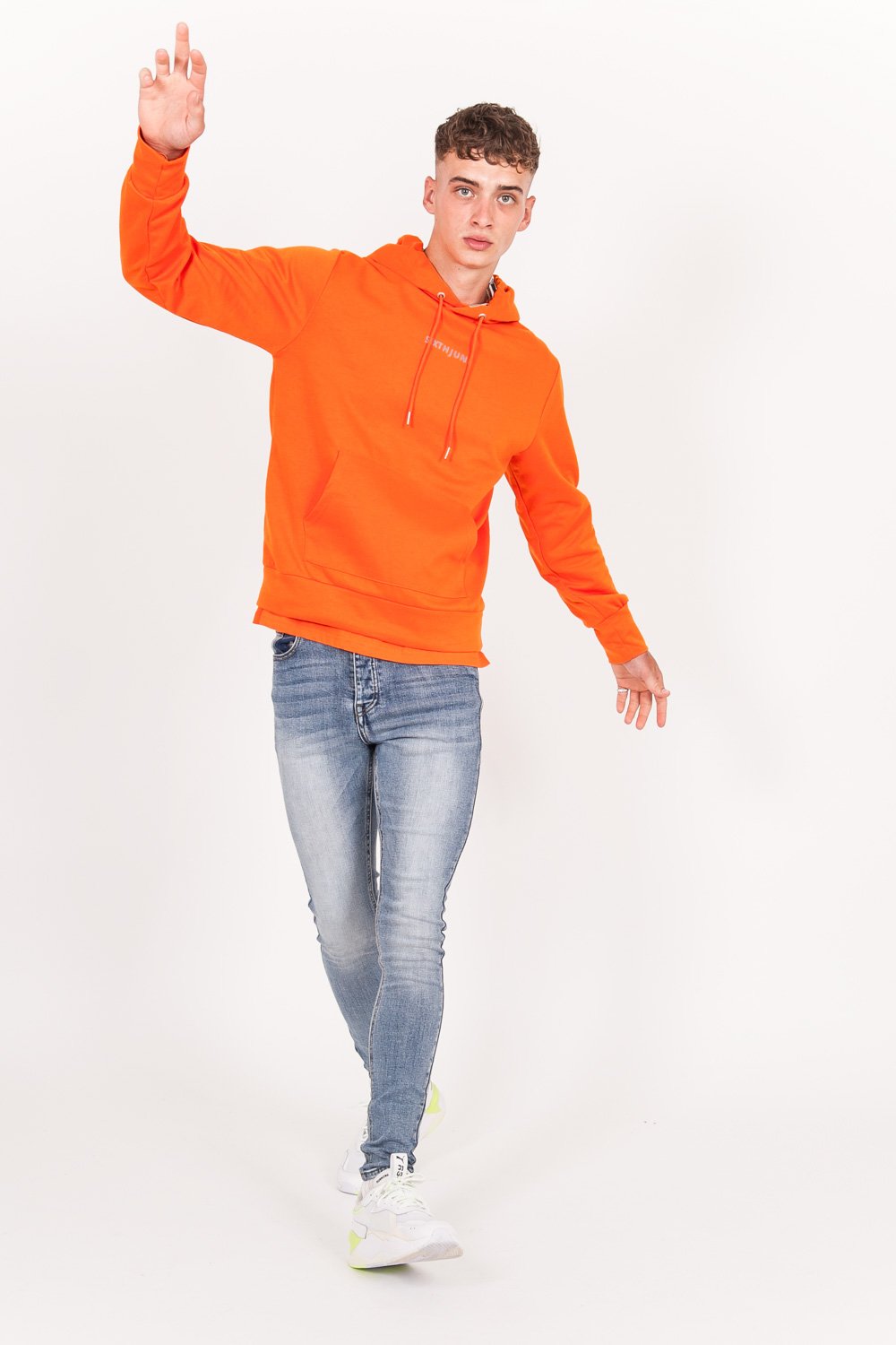 Sixth June - Sweat capuche aluminium orange