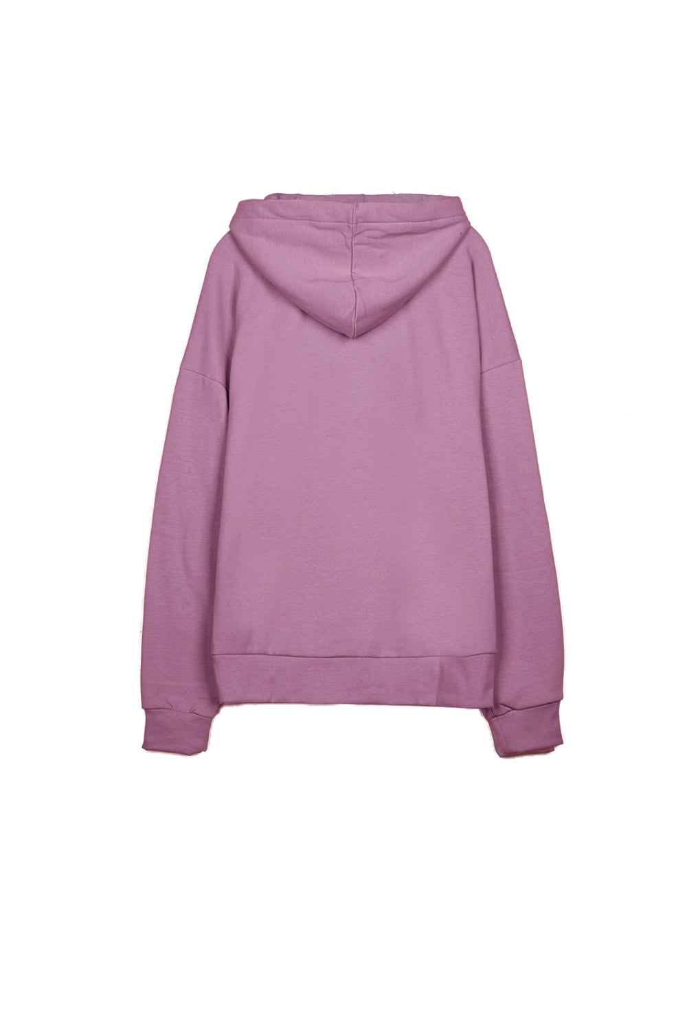 Sixth June - Sweat capuche zip épaules tombantes violet