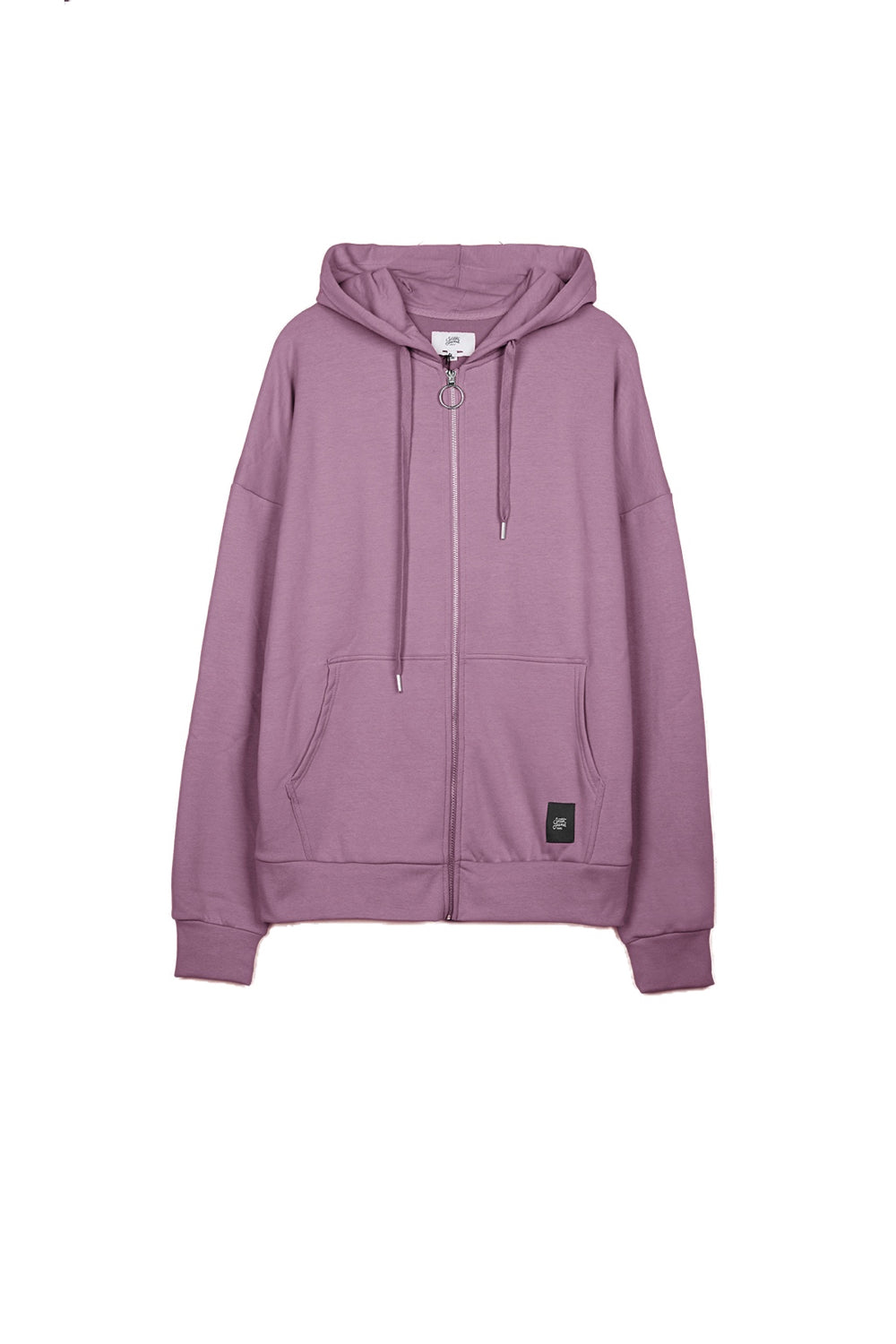 Sixth June - Sweat capuche zip épaules tombantes violet