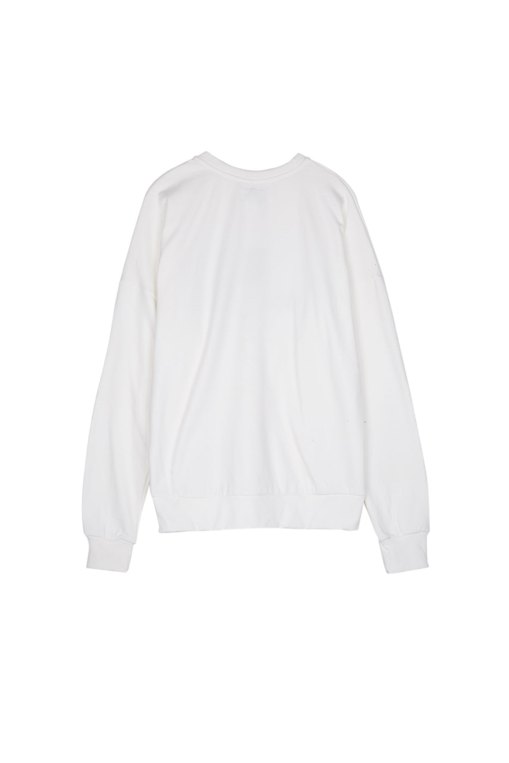 Sixth June - Sweatshirt brodé roses blanc