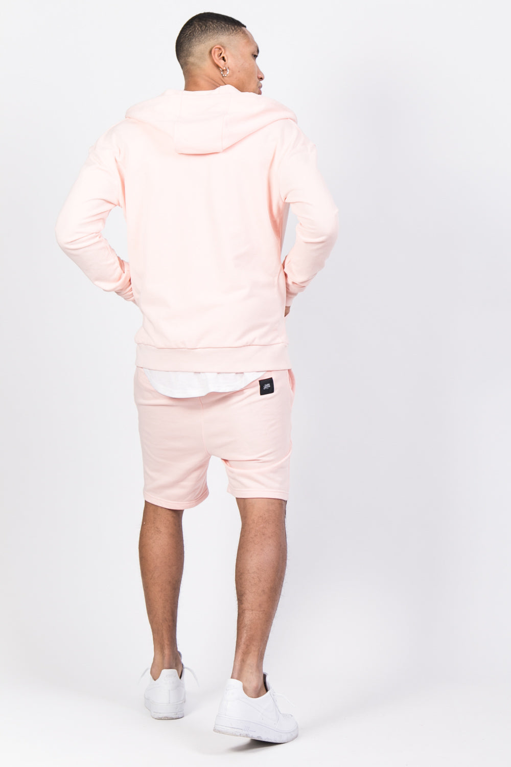 Sixth June - Sweat capuche Paris GPS zippé rose