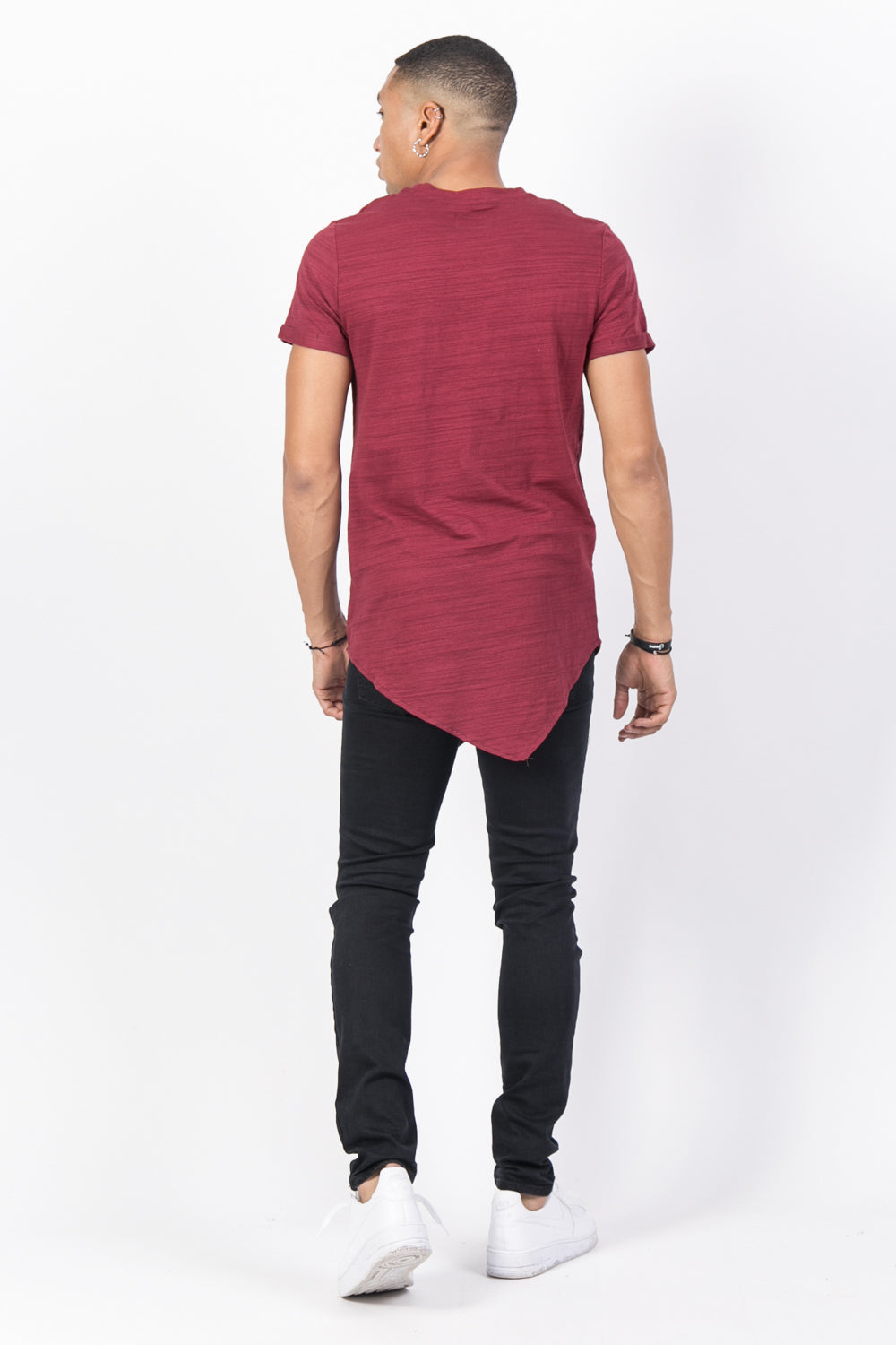 Sixth June - T-shirt pointe texturé bordeaux