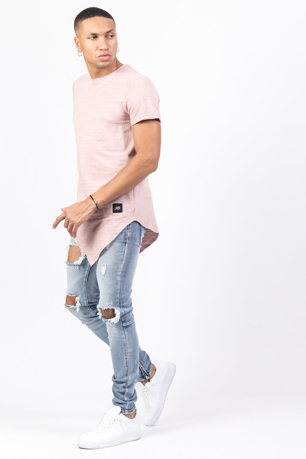 Sixth June - T-shirt pointe texturé rose