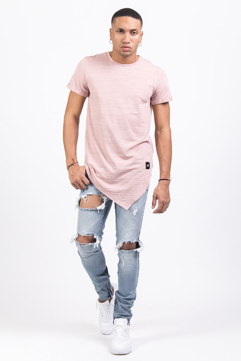 Sixth June - T-shirt pointe texturé rose